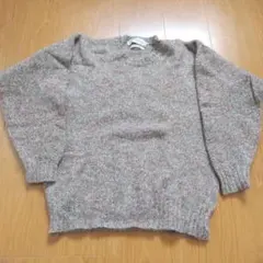 スコットランド製 Kirk Pryde シェトランドウール ニットセーター 38