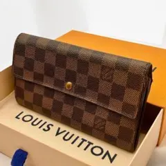 良品✨ルイヴィトン ダミエ ポルトフォイユ サラ 長財布 廃盤 旧サラ 二つ折り