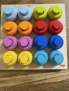 HABA 木製 知育玩具 ペグ差しのサムネイル