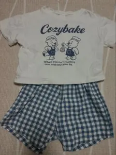 vivid-i Tシャツ＆ショートパンツセット S 韓国子供服