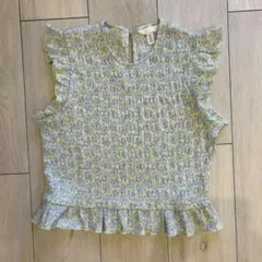 H&M 花柄フリルトップス サイズSのサムネイル