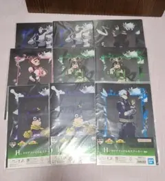 一番くじ　ヒロアカ　H賞 クリアファイル＆ステッカー