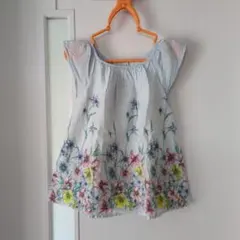 baby GAP 花柄 ストライプ チュニック 6-12ヶ月のサムネイル