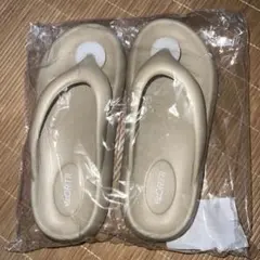 ORTR トングサンダル モカ Lサイズ　ベージュ　ブラウン　厚底のサムネイル