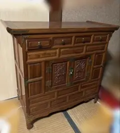 【珍品】　李朝　箪笥　タンス　時代物　現状品 楽天市場】☆倉庫移転の為、総売り尽くしセール！☆ 【送料無料
