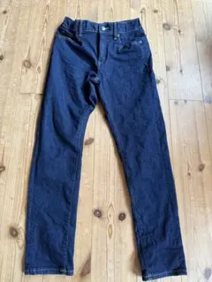 ユニクロ　ストレッチ　デニム　スキニー　150 男女兼用