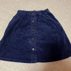 女の子　秋冬　コーデュロイスカート　140㎝ UNIQLO