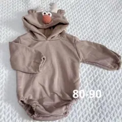 トナカイ　ロンパース　80〜90 3coins