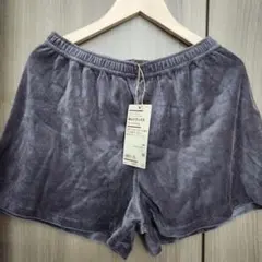 無印良品 コットンベロア 婦人トランクス チャコールグレー M