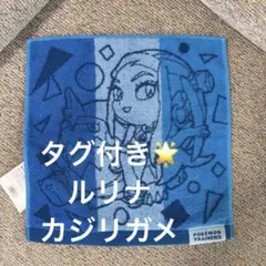 ポケモントレーナーズ　ルリナ&カジリガメ　ゲストタオル