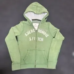 Abercrombie & Fitch グリーンパーカー