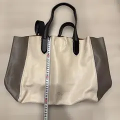 COACH トートバッグ ホワイト グレー