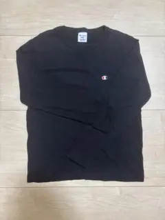 Champion チャンピオン 長袖Tシャツ ブラック S