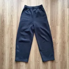 【UNIQLO:C】スウェットワイドパンツ ネイビーXS