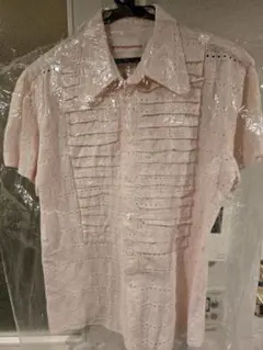 ELISABETTA FRANCHI 星柄シースルーシャツ - メルカリ