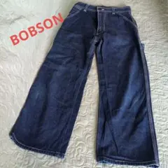 Bobsonワイドレッグデニム
