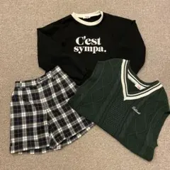 ピンクラテ、GU 秋冬服　まとめ売り　160