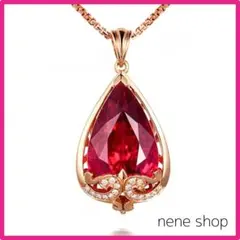 大人気❣レディース ネックレス シルバー925 cz トルマリン ピンクゴールド