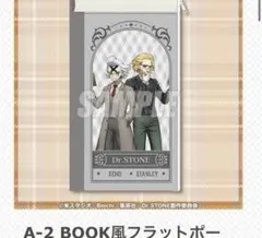 Dr.STONE くじ引き堂 A賞 BOOK風フラットポーチ ゼノ スタンリー