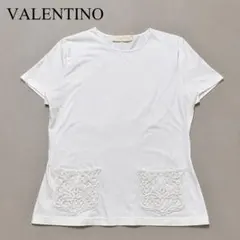 □ a2655 Valentino【ヴァレンチノ】 半袖シャツ レース ブラウス