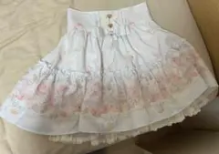 LIZLISA リズリサ Jardin de fleurs柄スカート　水色