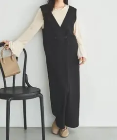 カシュクールサロペット　mil chiii 低身長