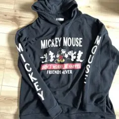 Disney ミッキーマウス パーカー ブラック