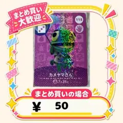 カメヤマさん　amiibo あつ森　アミーボカード