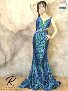 エンジェルアールプレミアム　マーメイドノースリーブフラワービジュースパンコール