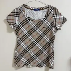 BURBERRY BLUE LABEL 半袖カットソー ノバチェック 38のサムネイル