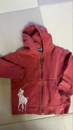 Polo by Ralph Lauren ワインレッド　パーカー 110