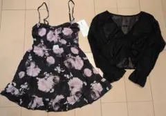 花柄ワンピース水着