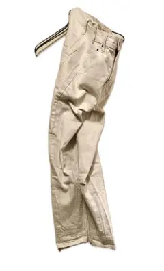 JOHNBULL ジョンブル サイドパッチジーンズ デニム　パンツ ホワイト 白