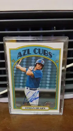 ETHAN HEARN 2021 TOPPS mlb AUTO