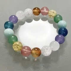 る*り様 ✴︎天然石✴︎チャクラカラー✴︎多宝ブレスレット✴︎10mmオーバー✴