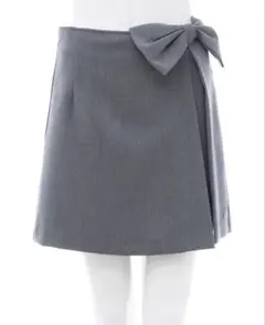 INGNI(イング)サイドリボンラップスカパン フリーサイズ グレー