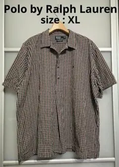 希少 Ralph Lauren チェックシャツ CLARENCE SPORT