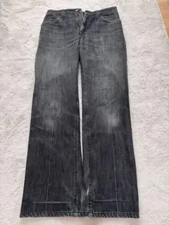 Levi's ダークグレー ワイドレッグデニム