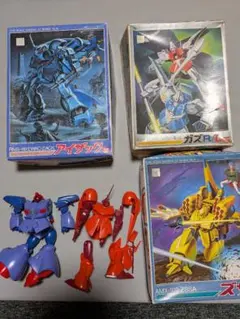 バンダイ　1/144 旧キット　ドライセン Rジャジャ ズサ ガズL ガズR等のサムネイル