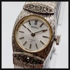 【稼働】SEIKO セイコー★ 70s 手巻き ブレス 腕時計 レディース