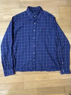 ralph lauren チェックシャツ L