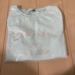 pink latte 半袖カットソー ライトブルー Mサイズ