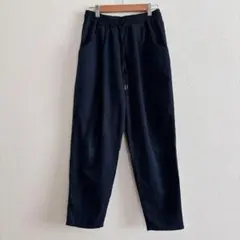 サマンサモス2 テーパードパンツ　M ネイビー　ウエストゴム　ヒップゆったり