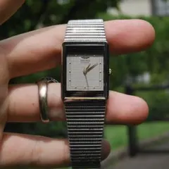 80s Vintage Seiko レクタン コンビ サンレイ文字盤 サントス - メルカリ