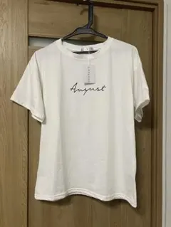 LACE LADIES August ロゴ Tシャツ ホワイトのサムネイル