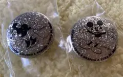 ミッキーマウス　ミニーマウス　ピンバッジ　セット ＢＡＢＢＩ