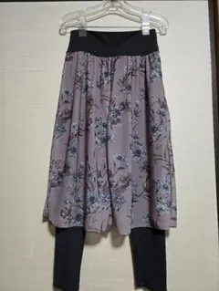 Chacott チャコット レイヤード ガウチョパンツ Mサイズ 花柄 - メルカリ