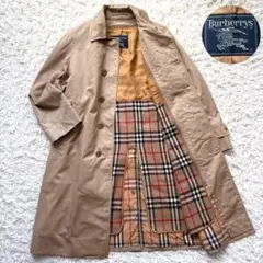 美品 バーバリー ステンカラーコート ベージュ ノバチェック ライナー 2way