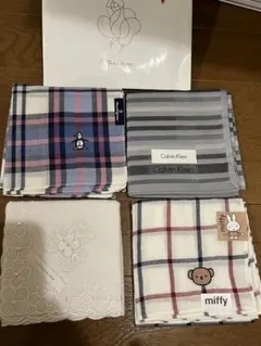 Calvin Klein ミッフィー 他ハンカチ4枚セット　高島屋購入品のサムネイル