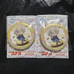 名探偵コナン キラキラ缶バッジ マカロンver 安室透